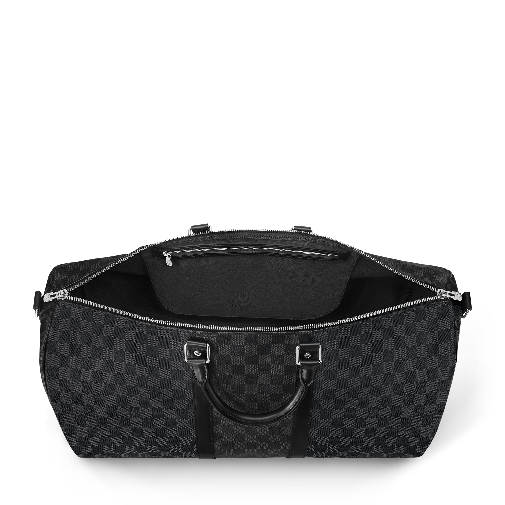 Mala Keepall Bandoulière em Damier Graphite - LOUIS VUITTON®